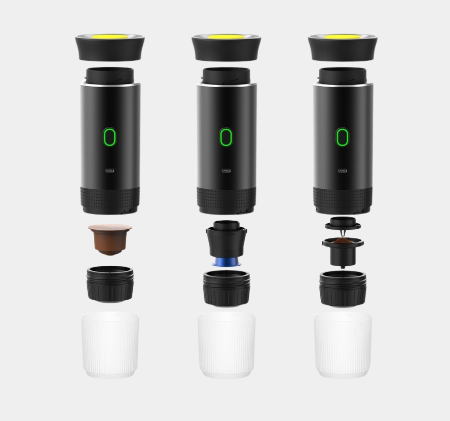 Koffipod 3-in-1 Portable Espresso Maker